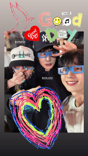 G-DRAGON、チョン・ヘイン&Code Kunstと『Good Day』で親交深めたか…そろってColdplayのコンサート鑑賞