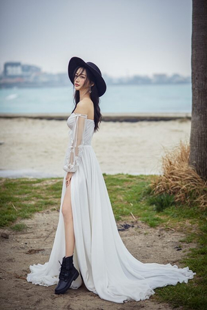 【フォト】チェ・ヨンチョン、映画顔負けのウエディング写真…お相手は判事