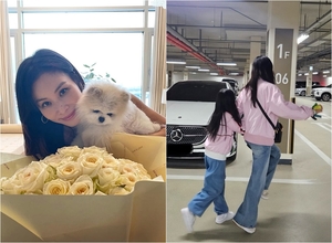 コ・ソヨン、娘とピンクのペアルックで幸せな日常公開