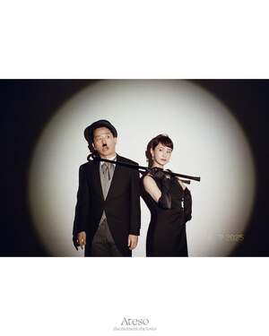 【フォト】キム・ジュノ＆キム・ジミン「さすがお笑いカップル」ユーモラスなウエディング写真公開