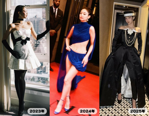 3年連続でメットガラに出席したBLACKPINKジェニーのホットなレッドカーペットドレス