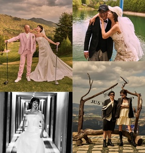 【フォト】幸せいっぱいのチェ・ヨジン＆キム・ジェウク、クールなウエディング写真公開