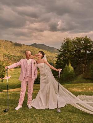 【フォト】幸せいっぱいのチェ・ヨジン＆キム・ジェウク、クールなウエディング写真公開