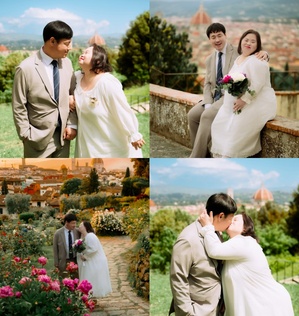 【フォト】ダウン症女優チョン・ウネ、イタリア・フィレンツェで撮影のウエディング写真大放出
