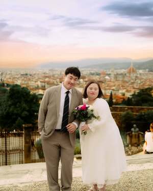 【フォト】ダウン症女優チョン・ウネ、イタリア・フィレンツェで撮影のウエディング写真大放出