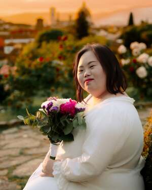 【フォト】ダウン症女優チョン・ウネ、イタリア・フィレンツェで撮影のウエディング写真大放出