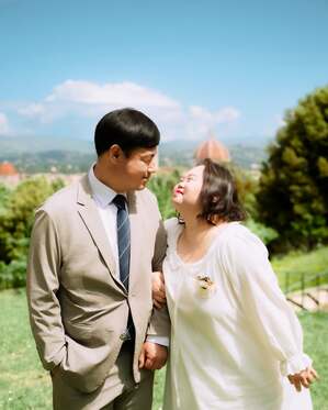 【フォト】ダウン症女優チョン・ウネ、イタリア・フィレンツェで撮影のウエディング写真大放出