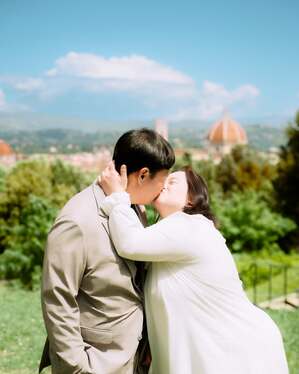 【フォト】ダウン症女優チョン・ウネ、イタリア・フィレンツェで撮影のウエディング写真大放出