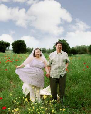 【フォト】『私たちのブルース』出演のダウン症女優チョン・ウネ、童話のワンシーンのようなウエディング写真公開