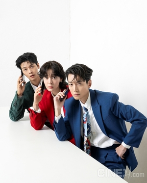 【フォト】チョン・ギョンホ×ソル・イナ×チャ・ハギョン「カラフル・スーツ・トリオ」登場