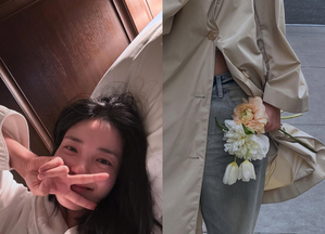 キム・テリ、就寝前のすっぴん自撮り…若々しい美しさに感嘆の声