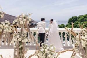 【フォト】チョンドゥン＆ミミ、バリ島で映画のようなウエディング写真