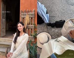 ナム・ボラ ちょっぴり日焼けして「豪華な新婚旅行は終わり」