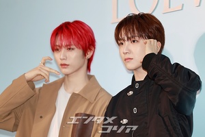 【フォト】BOYNEXTDOORテサン＆ウナク「クロスほっぺハート」