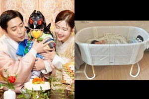 ナ・ヘミ 次男の顔を公開…夫エリック「うちの子犬たちに胸キュン」