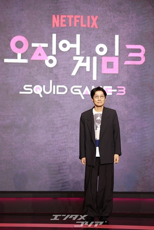 【フォト】『イカゲーム3』のキャストたち、明るい表情でポーズ