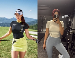 「美しいゴルファー」ユ・ヒョンジュ、運動後に自撮り…健康的な魅力あふれるレギンス姿
