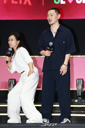 【フォト】カン・エシム＆ヤン・ドングン『イカゲーム』の仲良し親子