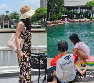 イ・ボヨン、娘&息子の後ろ姿公開…キュートさ炸裂