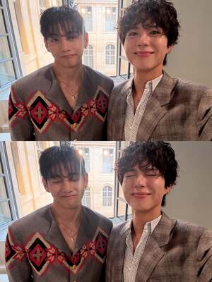 【フォト】「パリの王子さま」パク・ボゴム、クラシカルな魅力際立つ「CELINE」ファッション