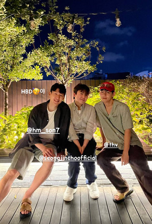 防弾少年団V&ソン・フンミン&チョ・ソンジン、この組み合わせってリアル? ワールドクラスのスターが一堂に