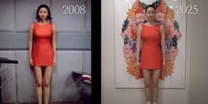 17年前の服を着た44歳チャン・ユンジュ、スタイルは20代のまま