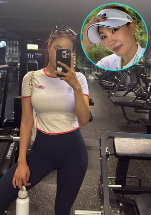 さすがユ・ヒョンジュ、別格のレギンス姿…運動を終えて自撮り