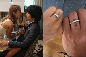 イ・ヒョリ&イ・サンスン 結婚を指輪12年ぶりに新しく「やっと同じ形に」