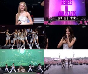 IVE K-POPガールズグループ初「ロラパルーザ・ベルリン」のステージに