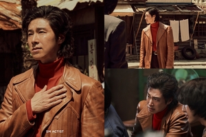 東方神起ユンホ、パーマへアにレザージャケットで1970年代のチンピラに変身＝『パイン　ならず者たち』