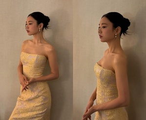 アン・ウンジン ビスチェドレスで優雅に…「青龍シリーズ」プレゼンターとして登場