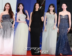 ユナ&IU&ヘリ&パク・ウンビン、青龍シリーズ・アワードを彩った女優たちのドレス姿