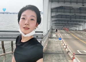 キム・ゴウン、アン・ウンジンと漢江ランニング…汗だくでもさわやかなビジュアル