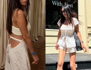 本当に60代? 後ろ姿が大胆なドレスからクールなストリート系ファッションまで着こなすファン・シネ