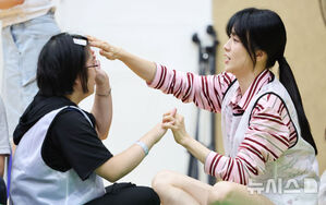 【フォト】パク・ハソン、発達障害のある青少年の体育活動ボランティア