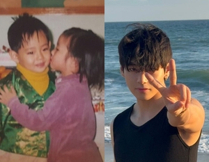 BTS・V「まつげスゴい」…子どものころの写真大公開