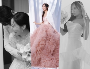 【フォト】歌手ビョルサラン「純白の笑顔」…幸せいっぱいのウエディング写真公開