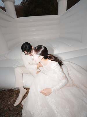 【フォト】歌手ビョルサラン「純白の笑顔」…幸せいっぱいのウエディング写真公開