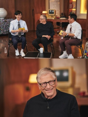 「生きていたらこんな日も…」 ユ・ジェソク&チョ・セホ、ビル・ゲイツ氏と対面し笑顔