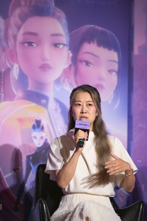 【フォト】『KPOPガールズ！デーモン・ハンターズ』マギー・カン監督の訪韓記者懇談会