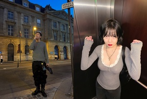 「ヒョナと結婚」ヨン・ジュンヒョン、パリの路上でタバコ…「施行令違反では?」と非難の声