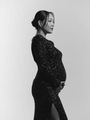 【フォト】イム・ジョンヒ　臨月のおなかを出して…バレエダンサーの夫と熱いポーズ