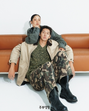 【フォト】イ・デウン＆Truedy、プレパパ・ママのスタイリッシュなグラビア…人並みならぬオーラ