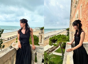 ソン・イェジン 黒のロングドレスで優雅な姿…伊ベネチアに女神降臨