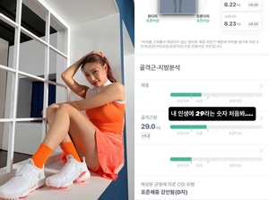 「骨格筋量29キロ…人生初」 ユ・ヒョンジュが運動後にアピール