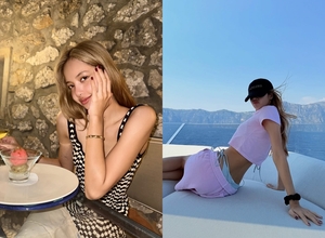 BLACKPINKリサ、恋人とデート中? 大胆リゾートコーデを披露