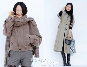 【フォト】キム・ナヨン＆シン・イェウン「笑顔でほっぺハート」ポーズ