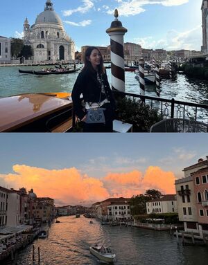イ・ミンジョン 夫イ・ビョンホンと一緒に行った「ヴェネツィアのゆとりの日々」