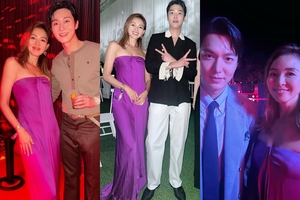 「秋山成勲の妻」SHIHO 「憧れの3大俳優」パク・ソジュン×ロウン×イ・ミンホと記念ショット