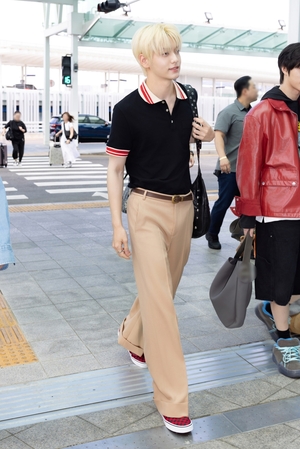 【フォト】TXTスビン、高級感あるフライトコーデで渡米